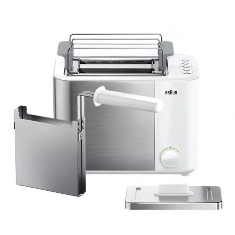 Braun GRILLE-PAIN HT5015WH 13 2 viilu 1000 W Hall, Valge