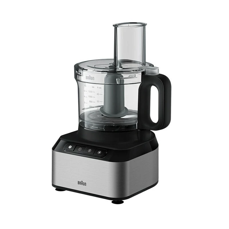 Braun FP 3233 SI köögikombain 800 W 2,1 L Must, Roostevaba teras