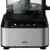 Braun FP 3233 SI köögikombain 800 W 2,1 L Must, Roostevaba teras