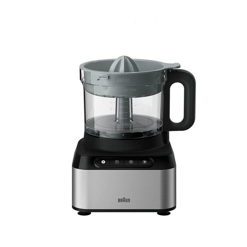 Braun FP 3233 SI köögikombain 800 W 2,1 L Must, Roostevaba teras