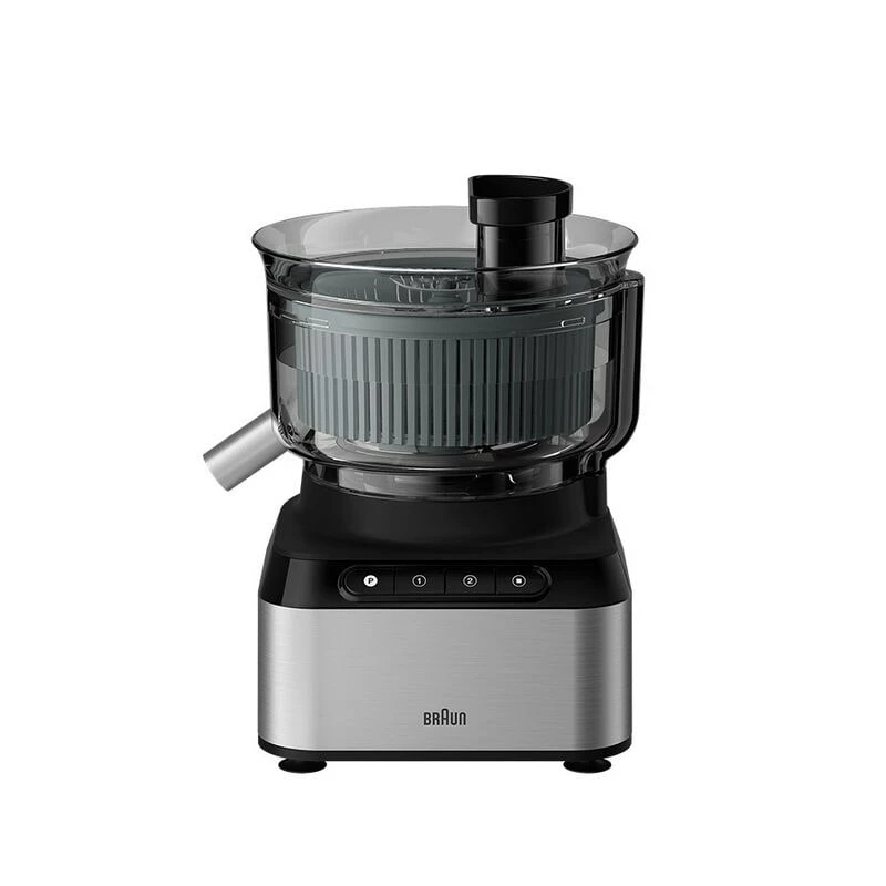 Braun FP 3233 SI köögikombain 800 W 2,1 L Must, Roostevaba teras
