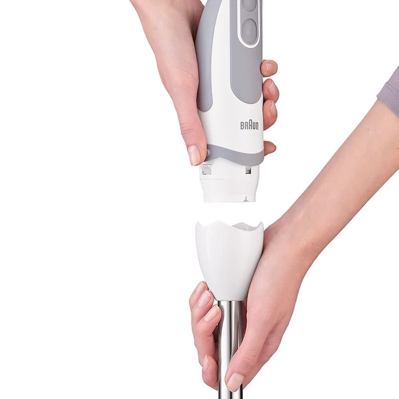 Braun MQ 5235 WH 0,5 L keedu-blender 1000 W hall, valge