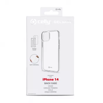 Celly Gelskin mobiiltelefoni ümbris 15,5 cm (6,1 tolli) Katte tüüp Läbipaistev