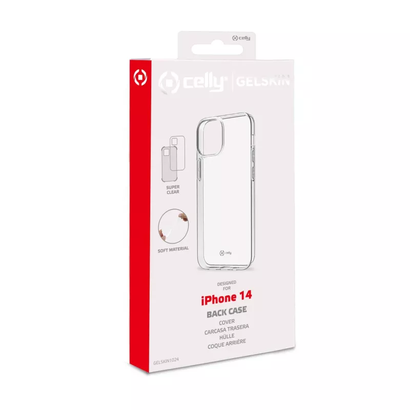 Celly Gelskin mobiiltelefoni ümbris 15,5 cm (6,1 tolli) Katte tüüp Läbipaistev