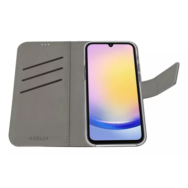 Celly WALLY mobiiltelefoni ümbris 16,5 cm (6,5 tolli) rahakotiümbris Must