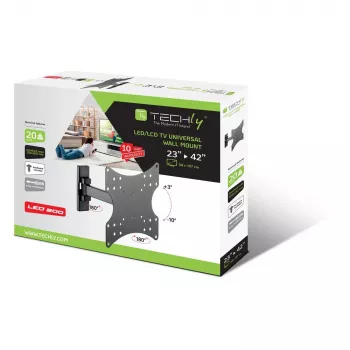 Techly ICA-LCD 2901E TV-kinnitus/alus 106,7 cm (42 tolli) Must