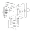 Techly ICA-LCD 2901E TV-kinnitus/alus 106,7 cm (42 tolli) Must