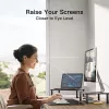 Techly Monitor / Laptop Desk Stand Must, Freestanding, 20 kg, Height adjustment, Must