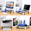 Techly Monitor / Laptop Desk Stand Must, Freestanding, 20 kg, Height adjustment, Must