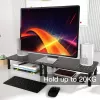 Techly Monitor / Laptop Desk Stand Must, Freestanding, 20 kg, Height adjustment, Must