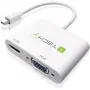 Techly Mini DisplayPort-HDMI/VGA-adapter, 0,15 m, Mini DisplayPort, HDMI + VGA (D-Sub), Isane, Emane, 1920 x 1200 pikslit