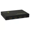 Techly HDMI 4x1 mitmevaatur sujuva lülitiga, HDMI, metall, must, 60 Hz, 1080p, 2,25 Gbit/s
