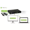 Techly HDMI 4x1 mitmevaatur sujuva lülitiga, HDMI, metall, must, 60 Hz, 1080p, 2,25 Gbit/s