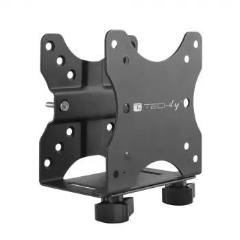 Techly lauaalune reguleeritav protsessorihoidik, 5 kg, 75 x 75 mm, 100 x 100 mm, must