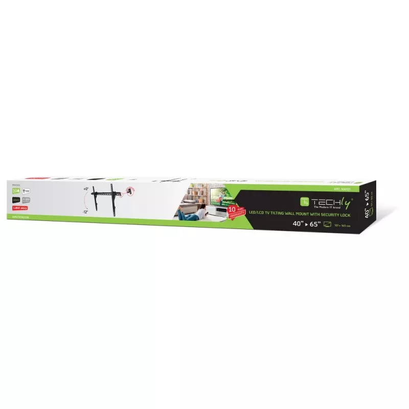 Techly ICA-PLB-133LTY 165,1 cm (65 tolli) Must
