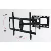Techly Õhuke seinakinnitus 32-70 tollistele LCD LED-teleritele Must, 81,3 cm (32 tolli), 177,8 cm (70 tolli), 45 kg, 600 x 400 mm, -10 - 5°, Must