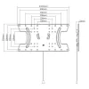 Techly õhuke seinakinnitus OLED-telerile 32-65 tolli must, 81,3 cm (32 tolli), 165,1 cm (65 tolli), 30 kg, 100 x 100 mm, 400 x 200 mm, must