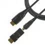 Techly HDMI A/A Micro HDMI AOC fiiberoptiline kaabel 4K 20m, 20 m, HDMI tüüp A (Standard), HDMI tüüp D (Micro), 3D, 18 Gbit/s, Must