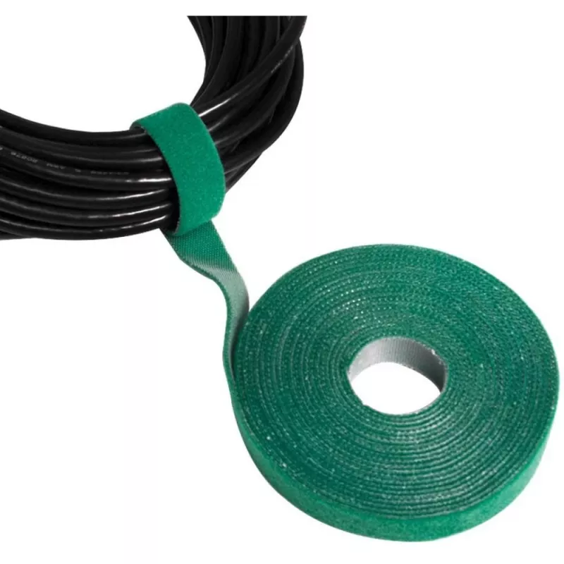 Techly Velcro Roll kaabel Management pikkus 10 m laius 20 mm must