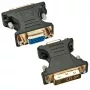 Techly DVI Isane/VGA Emane Analoogvideo Adapter Must, DVI-A, VGA, Must