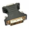 Techly DVI Isane/VGA Emane Analoogvideo Adapter Must, DVI-A, VGA, Must