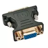 Techly DVI Isane/VGA Emane Analoogvideo Adapter Must, DVI-A, VGA, Must