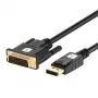 Techly ICOC DSP-C12-030P video kaabli adapter 3 m DisplayPort DVI-D Must