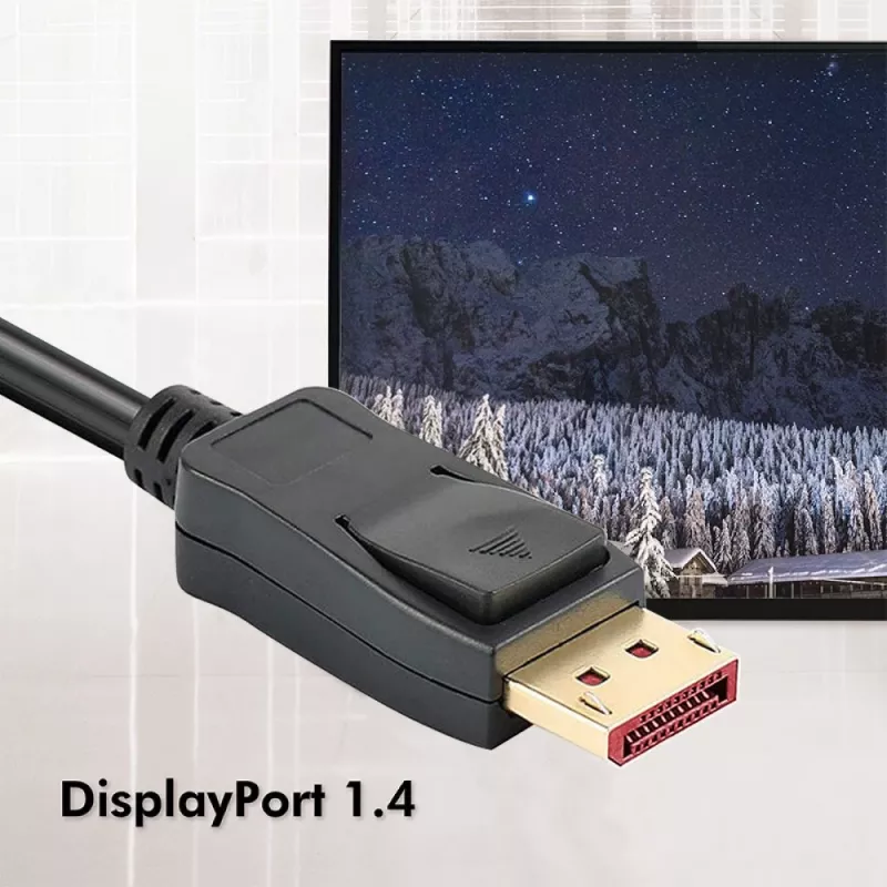 Techly ICOC DSP-A14-010NT DisplayPort kaabel 1 m Must