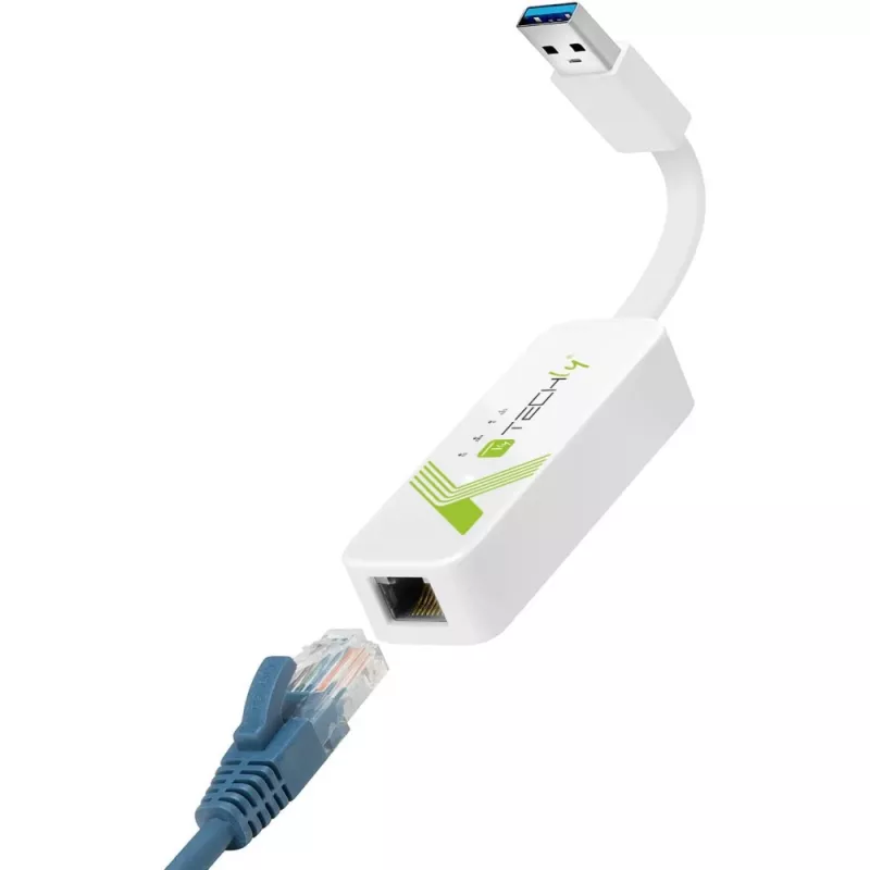 Techly IDATA USB-ETGIGA-3A võrgukaart Ethernet 5000 Mbit/s