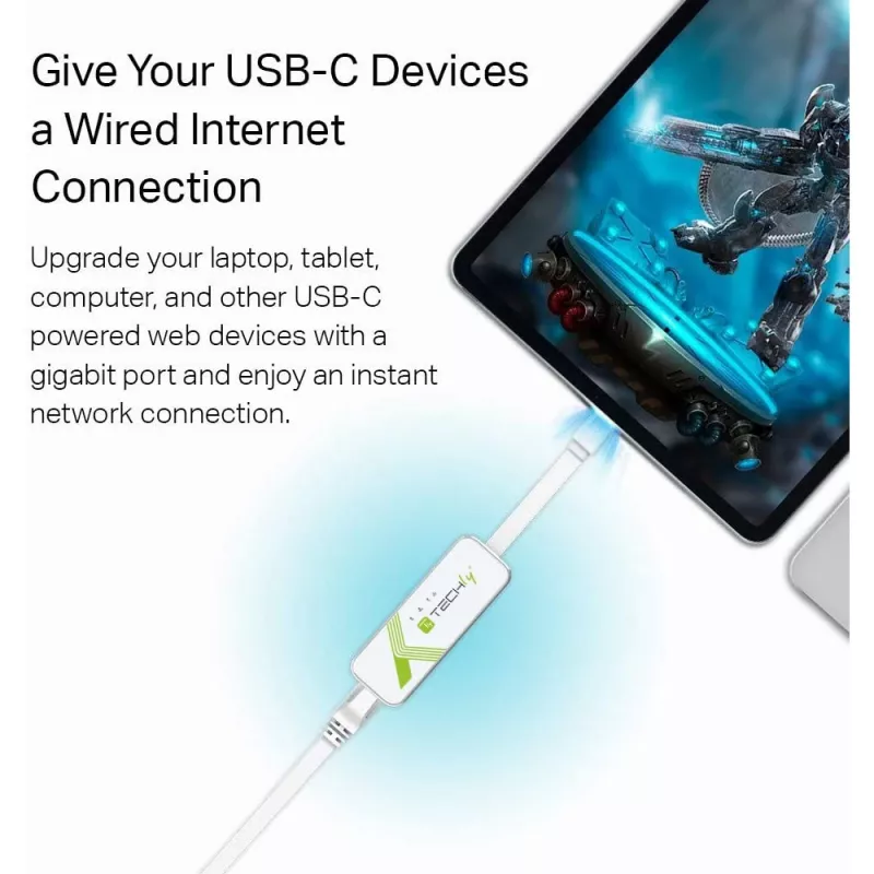 Techly IADAP USB31-ETGIGA3 võrgukaart Ethernet 5000 Mbit/s
