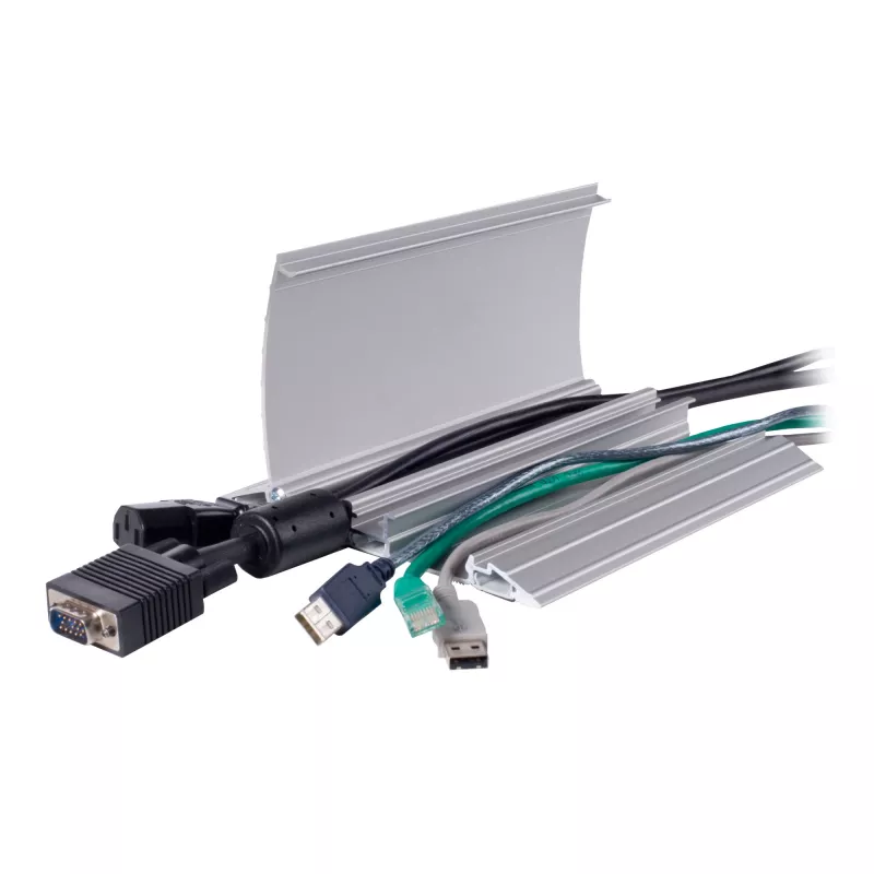 Dataflex Addit kaablikaitserenn 118 cm - sirge 452, Hõbedane, Alumiinium, 500 kg, 2 cm, 145 mm, 180 mm