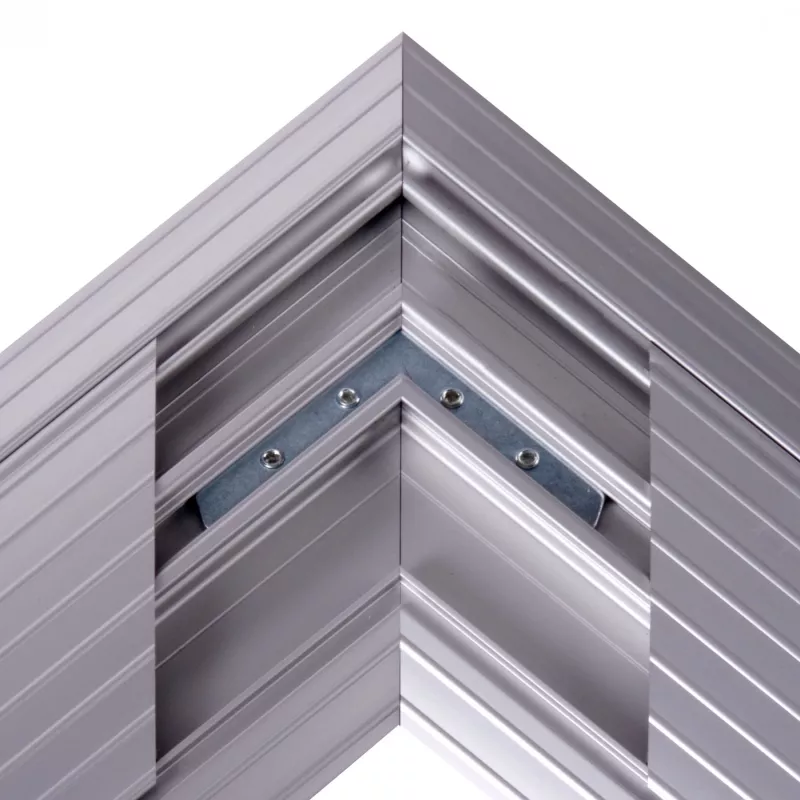 Dataflex Addit kaablikaitse - nurgaühendus 482, Hõbedane, Alumiinium, 500 kg, 2 cm, 203 mm, 305 mm
