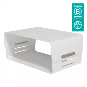 Dataflex Addit Bento® monitoritõstuk - reguleeritav 120, vabaltseisev, 20 kg, kõrguse reguleerimine, hall, valge