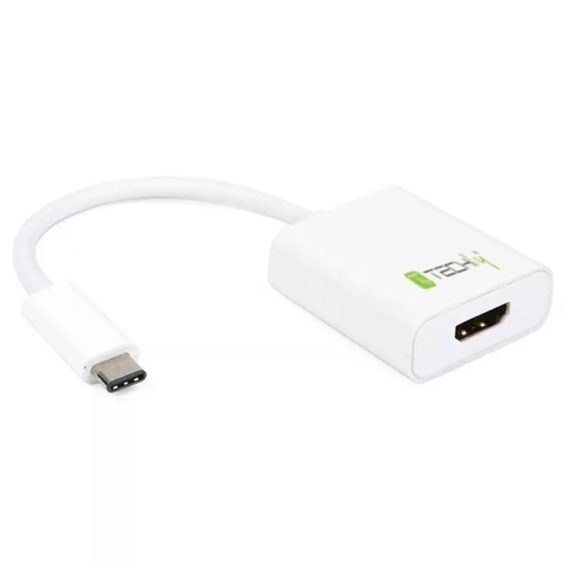Techly konverterkaabel adapter USB 3.1 Type C HDMI-le 1.4, 3.2 Gen 2 (3.1 Gen 2), USB USB-C, HDMI väljund