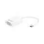Techly IADAP-USB31-VGA USB-graafikaadapter valge