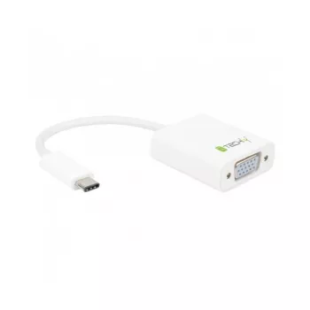 Techly IADAP-USB31-VGA USB-graafikaadapter valge