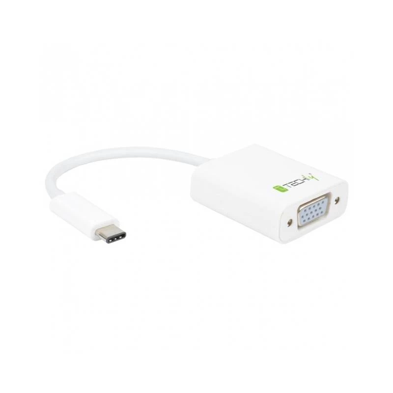 Techly IADAP-USB31-VGA USB-graafikaadapter valge