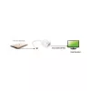 Techly IADAP-USB31-VGA USB-graafikaadapter valge