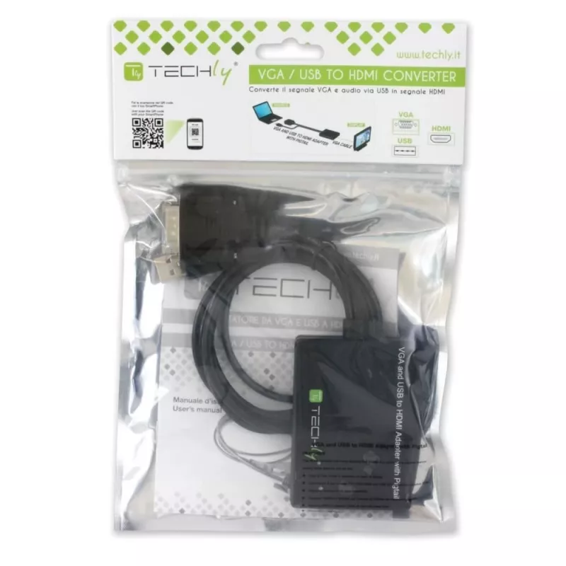 Techly kaabel Converter SVGA and Audio to HDMI IDATA HDMI-VGA3
