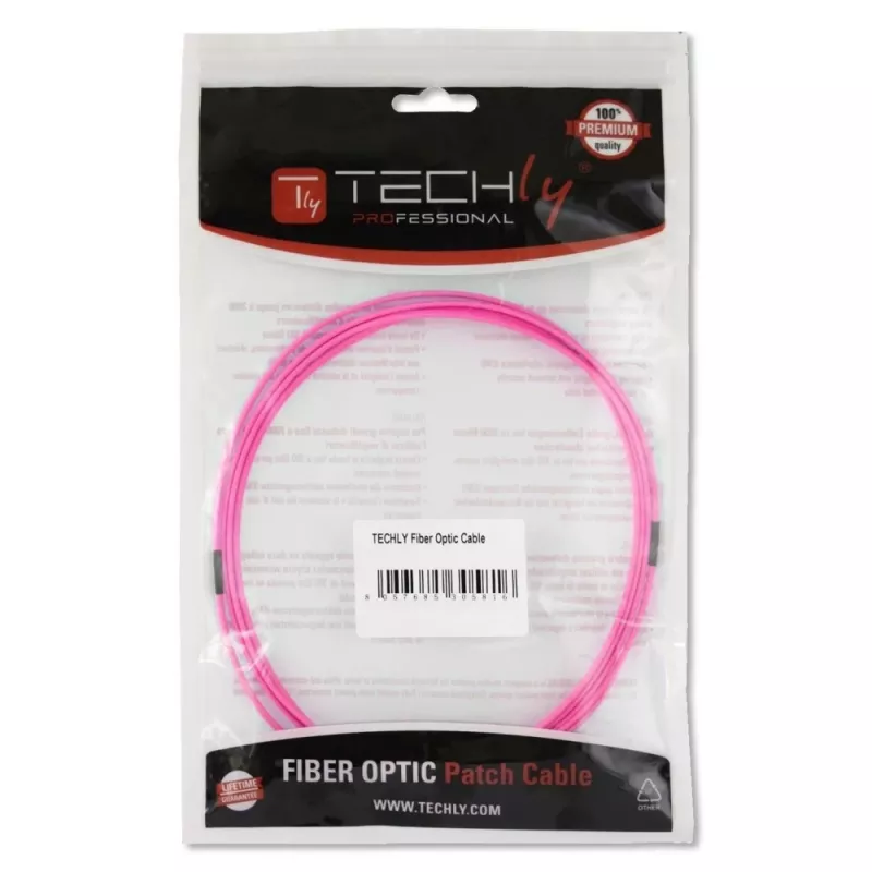 Techly LC/LC Multimode 50/125 OM4 10m Fiber Optics kaabel ILWL D5-LCLC-100/OM4
