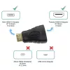 Techly HDMI Mini HDMI-le Type C F / M Adapter IADAP HDMI-MC, Mini HDMI, HDMI, Must