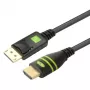 Techly DisplayPort-HDMI-kaabliadapter 2 m ICOC DSP-H-020