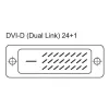 Techly Monitor kaabel DVI digital M / M Dual Link 1.8 m (DVI-D) ICOC DVI-8100