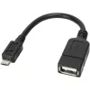 Techly USB2.0 OTG-kaabel A-emane / Micro-B-isane 0,2 m ICOC UOTG-194