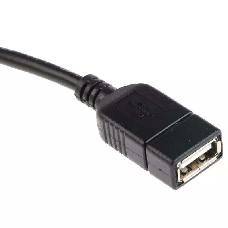 Techly USB2.0 OTG-kaabel A-emane / Micro-B-isane 0,2 m ICOC UOTG-194