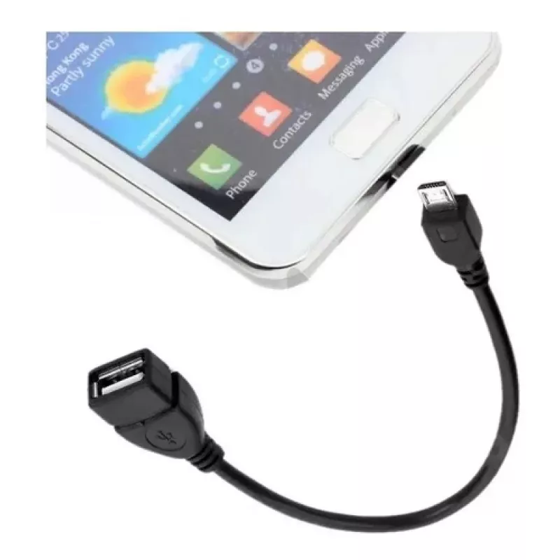 Techly USB2.0 OTG-kaabel A-emane / Micro-B-isane 0,2 m ICOC UOTG-194