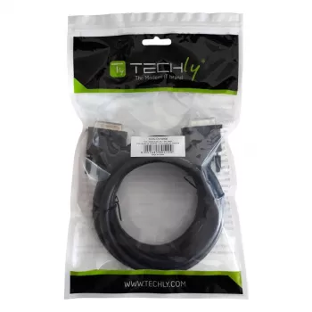 Techly Monitor kaabel DVI Analog Digital M / M Dual Link 1.8 m (DVI-I) ICOC DVI-8900