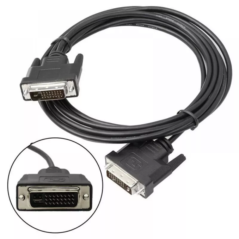 Techly Monitor kaabel DVI Analog Digital M / M Dual Link 1.8 m (DVI-I) ICOC DVI-8900