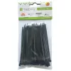Techly kaabliside nailonist plaaster 100x2,5 mm 100 tk must ISWT-10025-BK