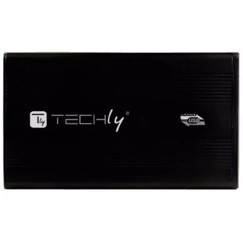 Techly väline karp USB 3.0 2,5 SATA” I-CASE SU3-25B, 2,5 tolli, Serial ATA, 5 Gbit/s, must